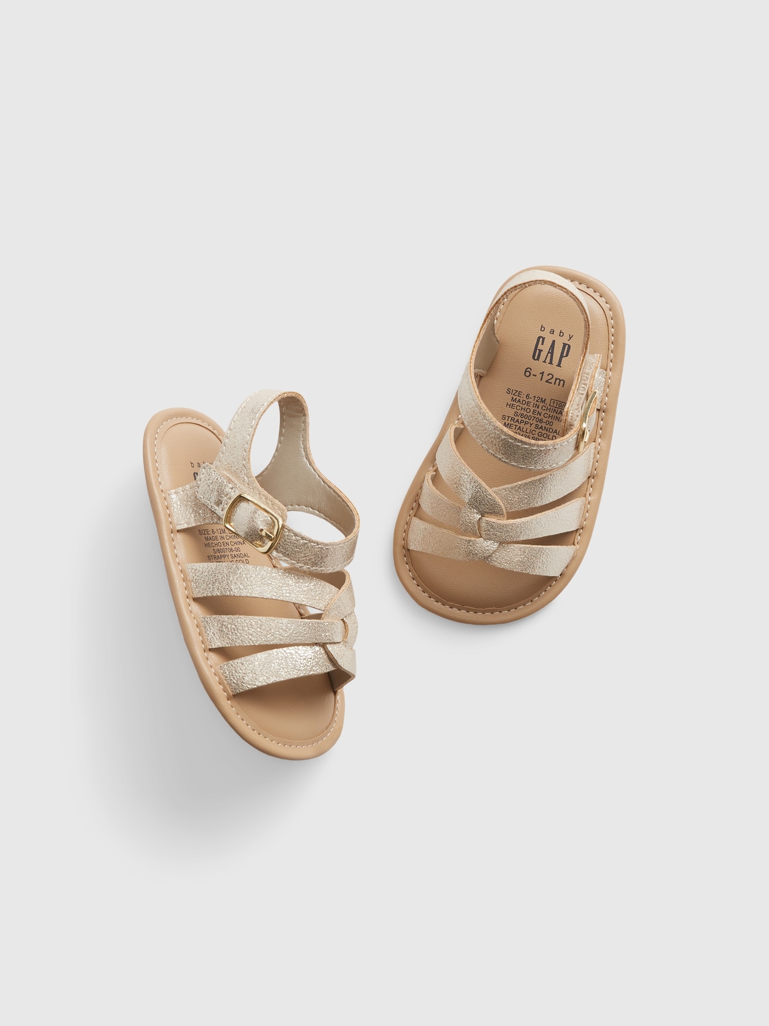 Gap Baby Strappy Sandals gold. 1