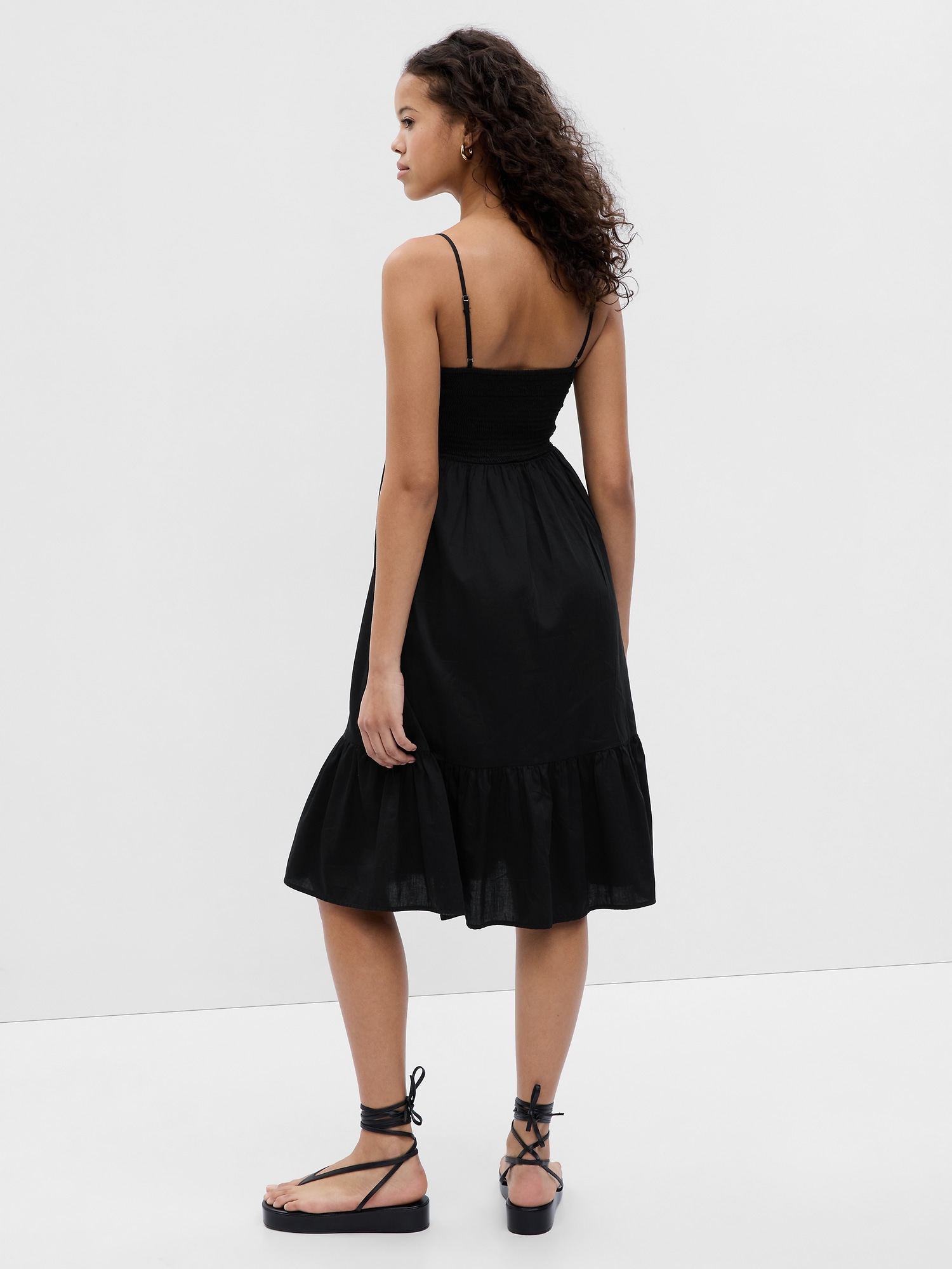 Sweetheart Corset Midi Dress | Gap