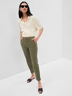 Khaki hotsell trousers women