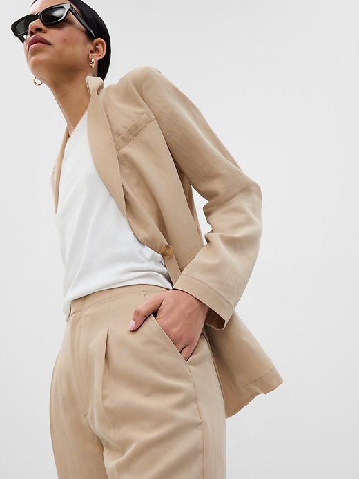 Image number 8 showing, High Rise SoftSuit Trousers