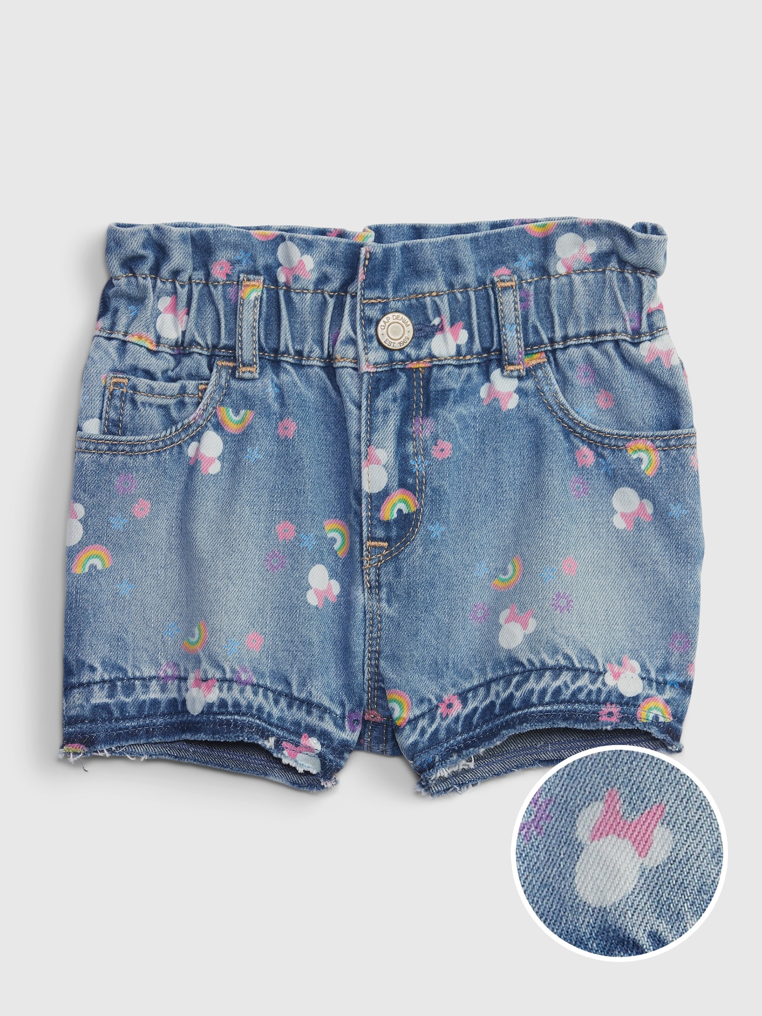 babyGap | Disney Minnie Mouse Just Like Mom Denim Shorts with