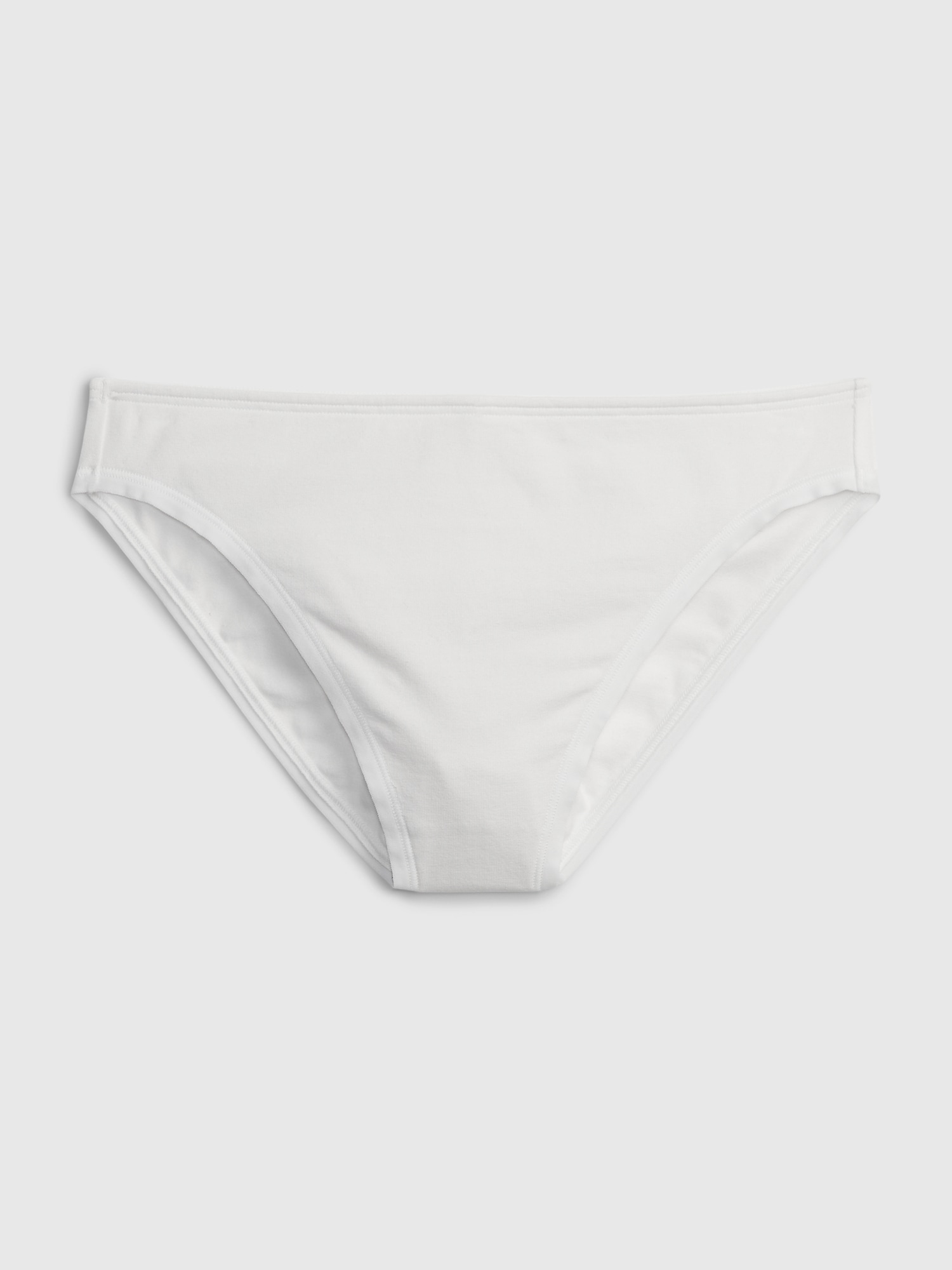 Gap Organic Stretch Cotton Bikini Brief white. 1