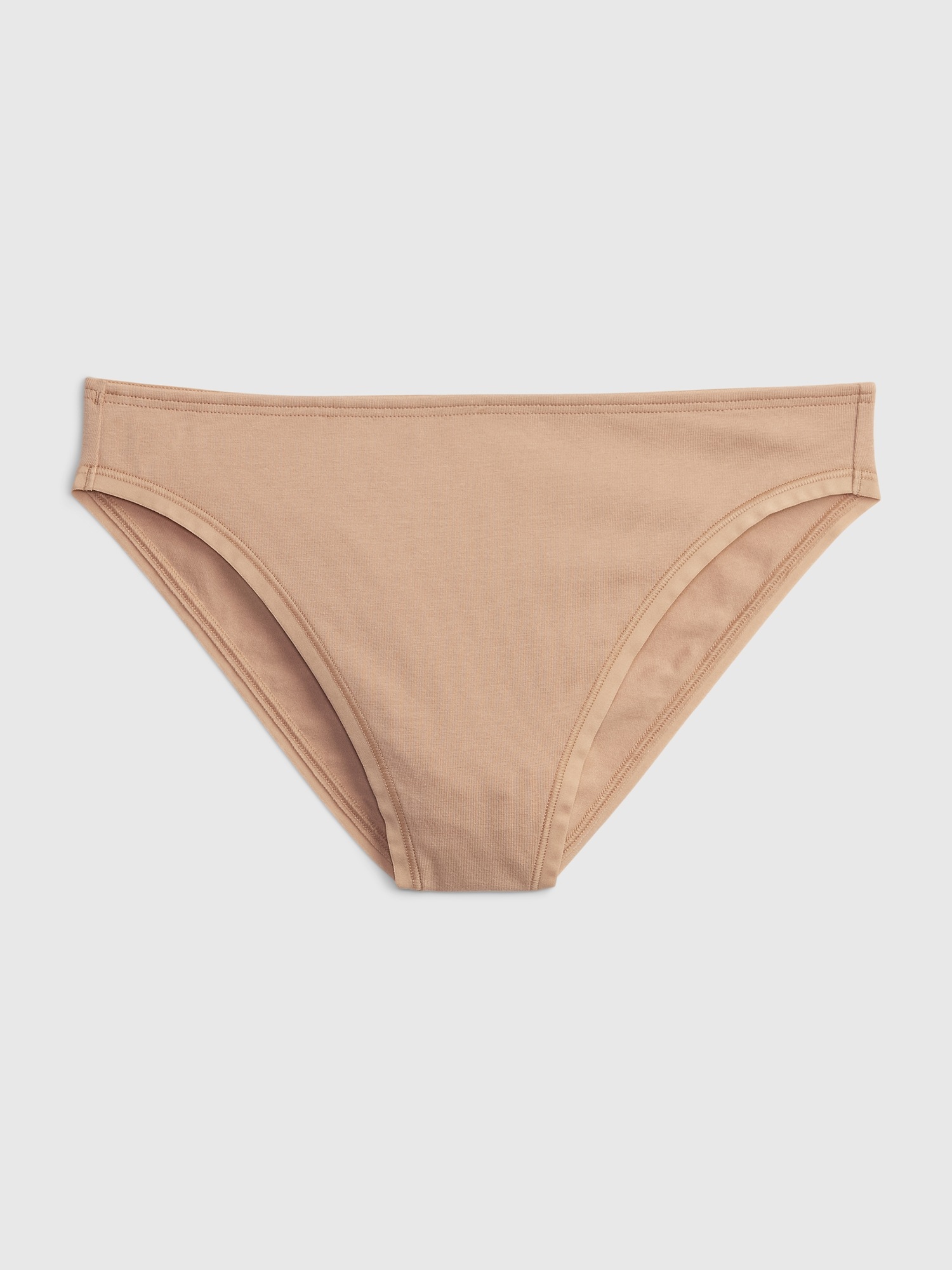 Gap Organic Stretch Cotton Bikini Brief beige. 1