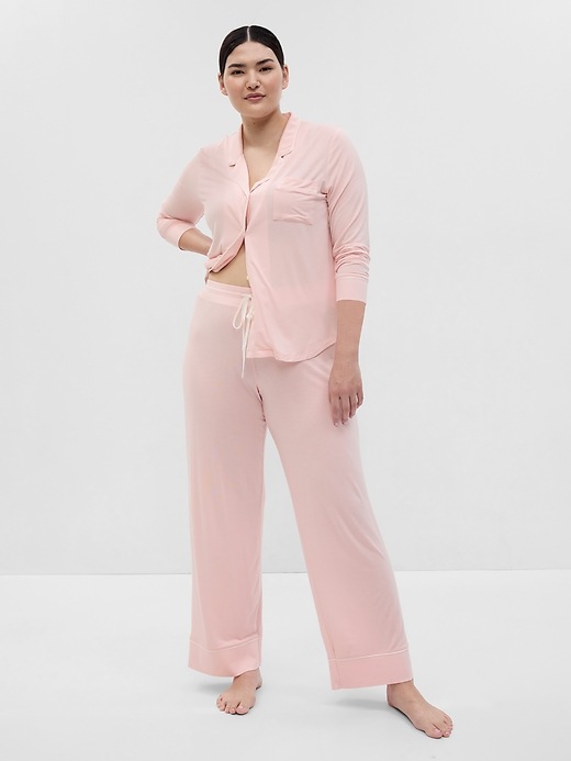 Gap Lenzing3 Tencel3 Modal Pajama Pants In Rosetta Pink