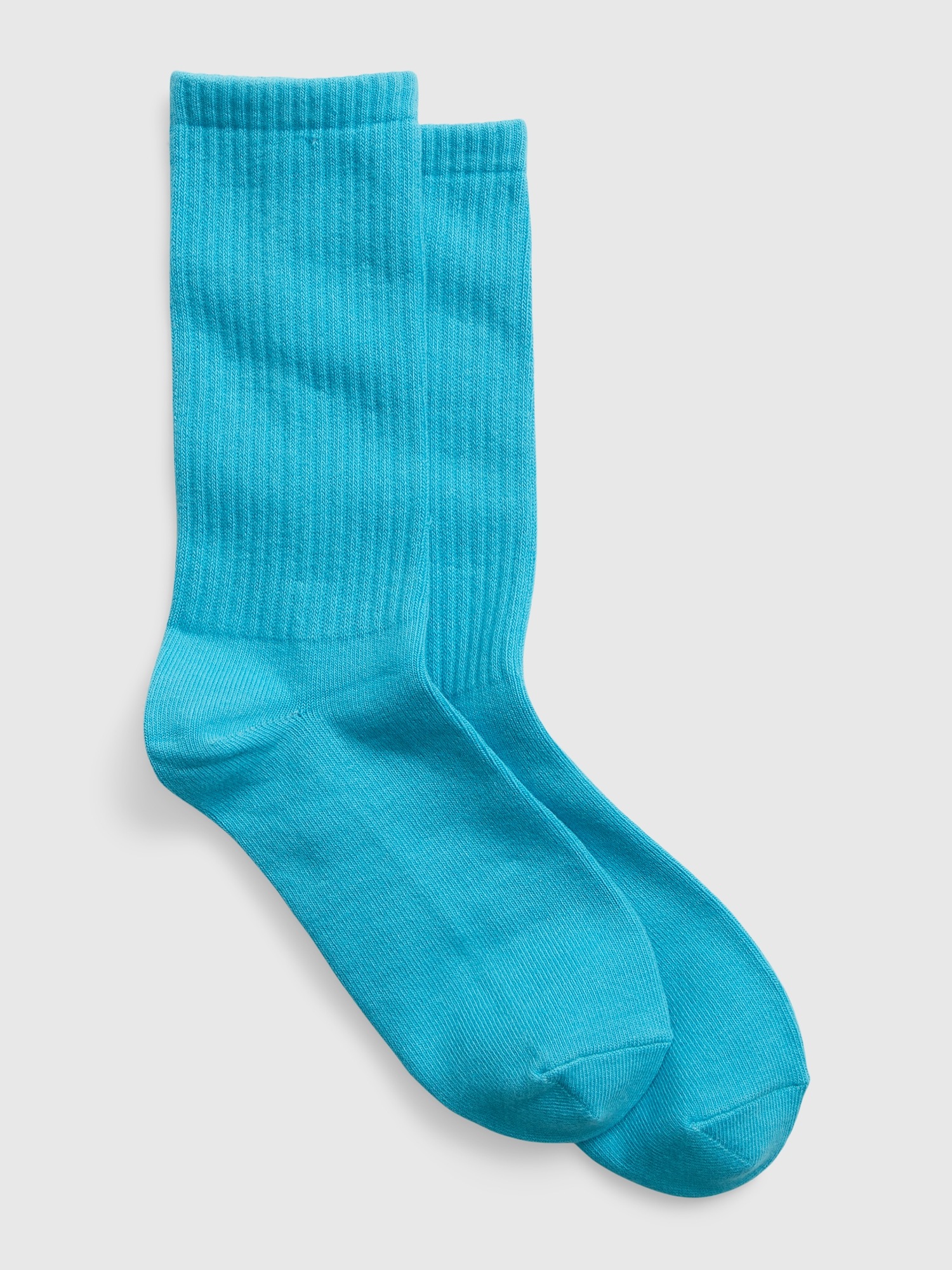 Gap Organic Cotton Crew Socks blue. 1