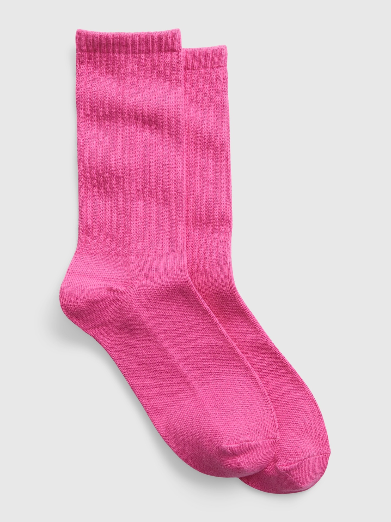 Gap Organic Cotton Crew Socks pink. 1