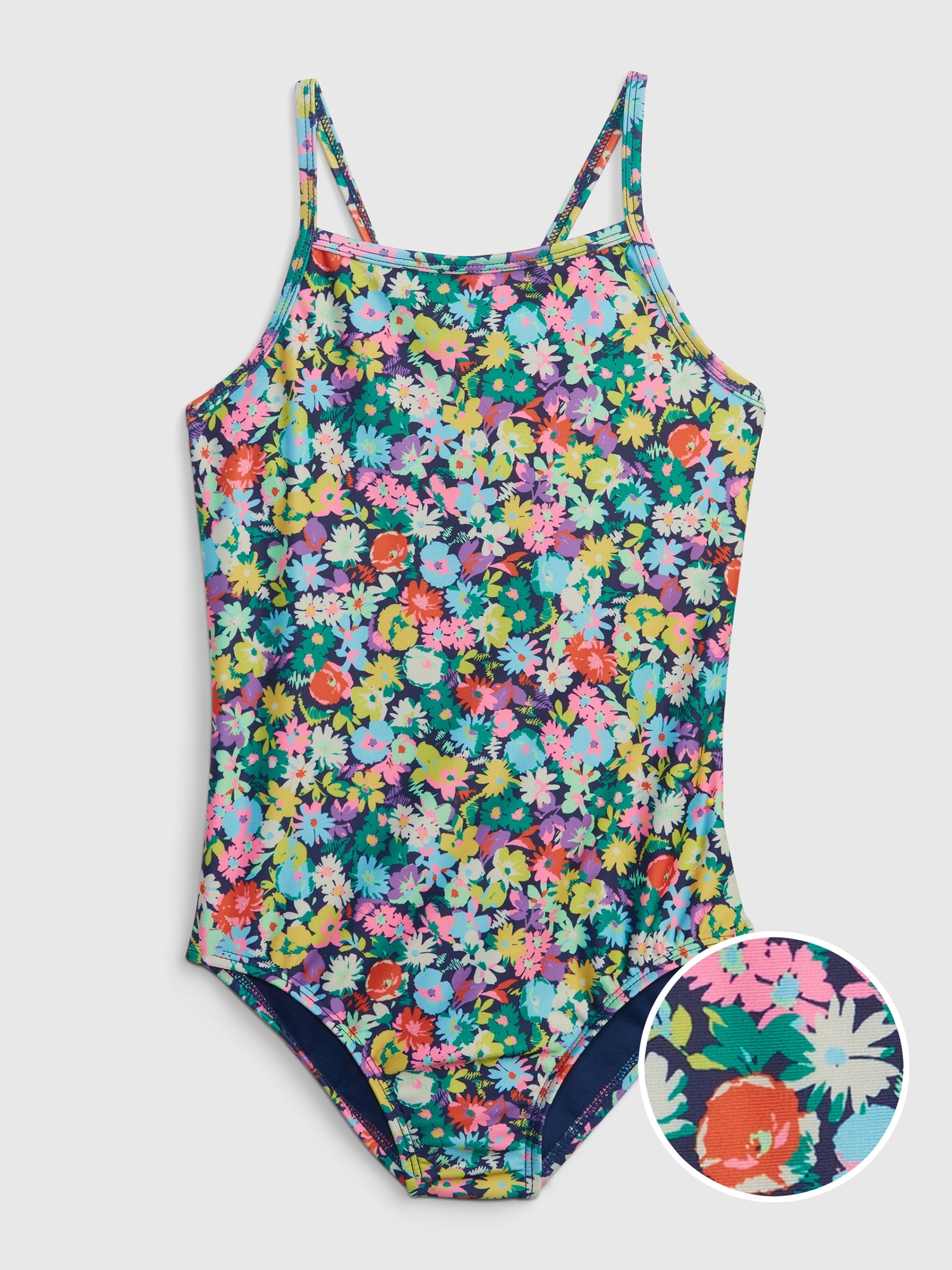 Gap Kids Recycled Print Swim One-Piece multi. 1