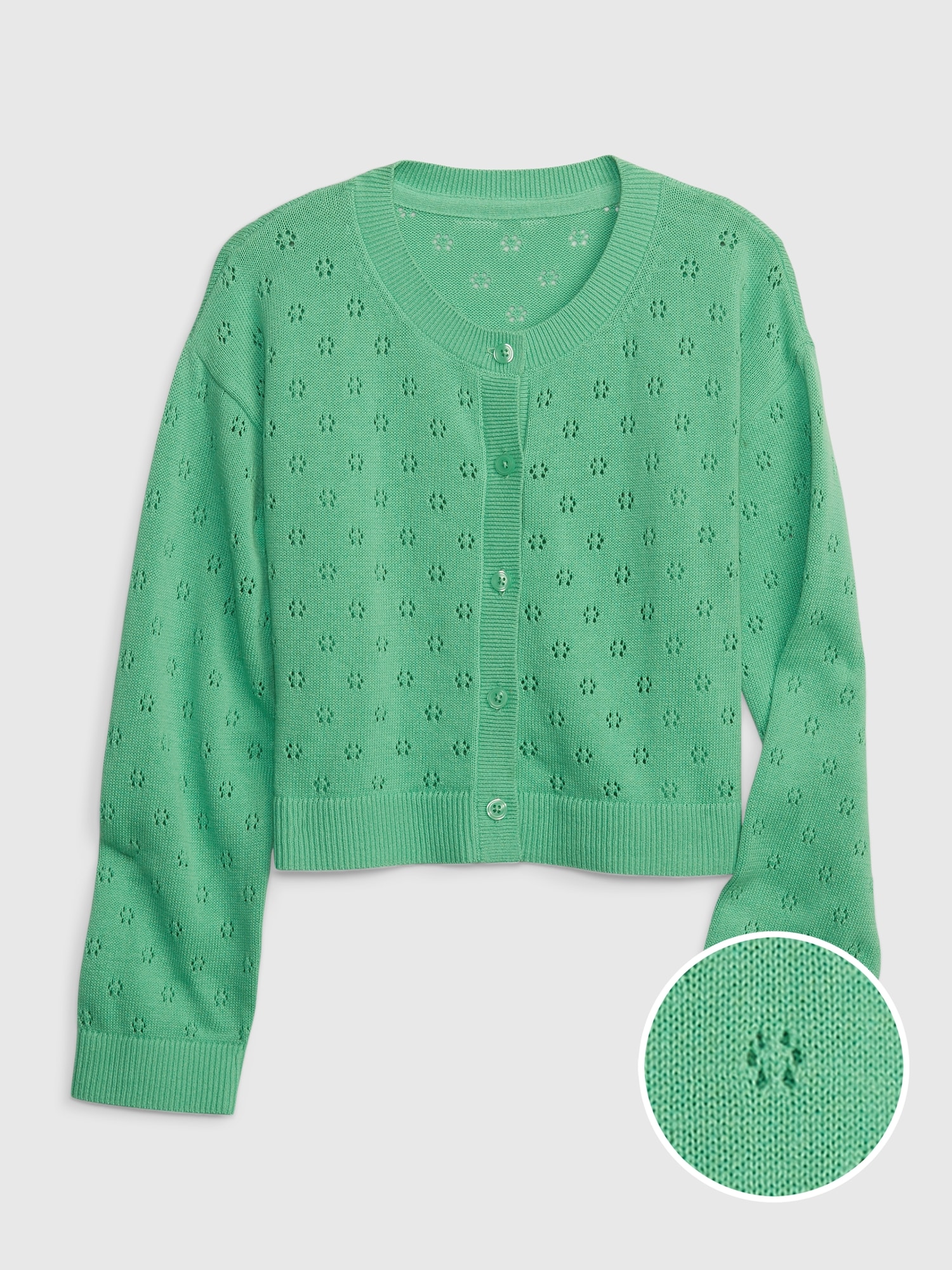 Kids Pointelle Cardigan