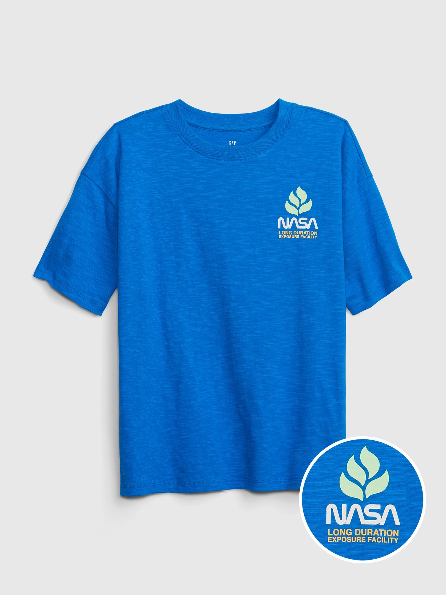 Gap Kids NASA Graphic T-Shirt blue. 1