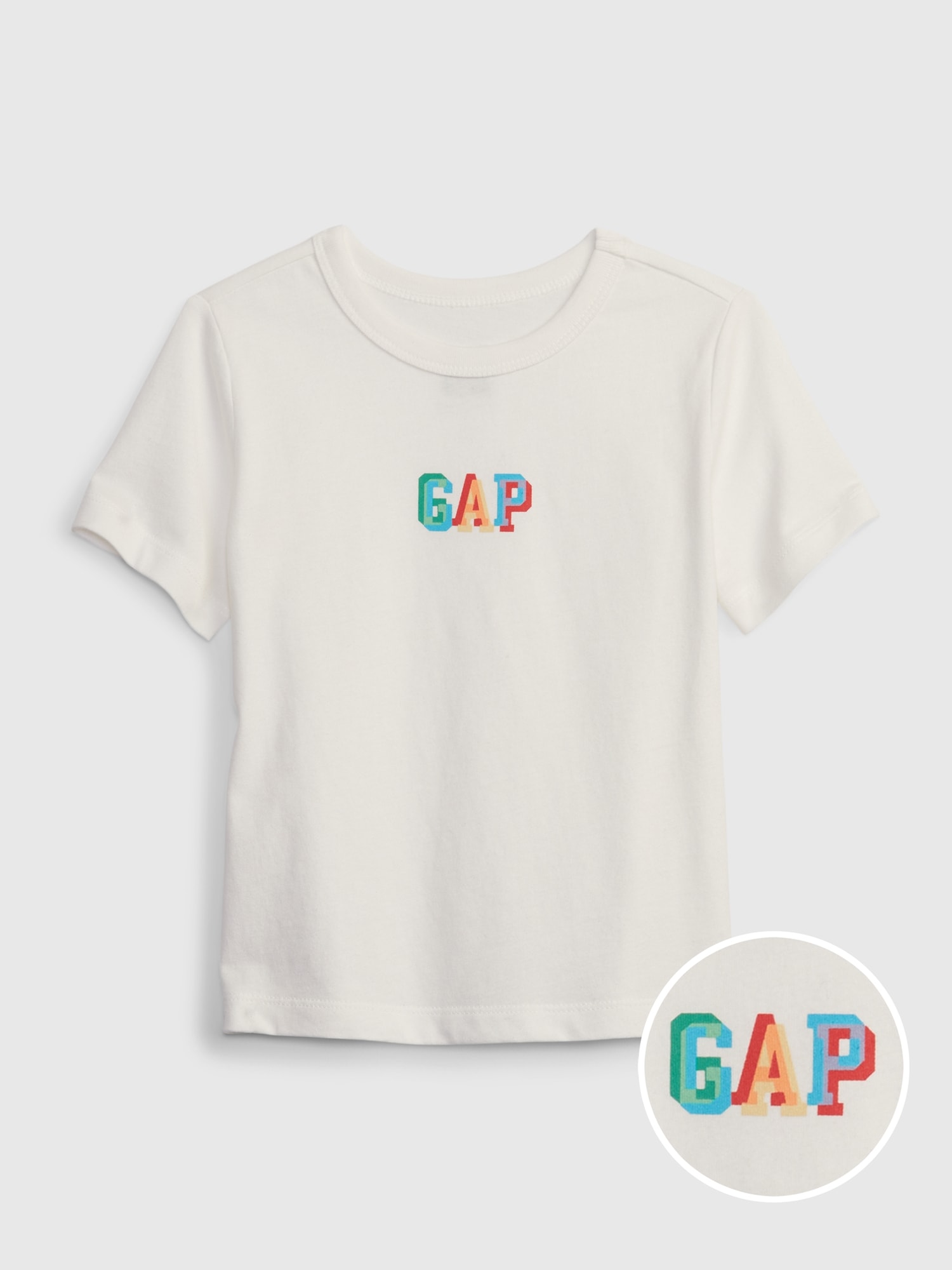 Gap Toddler 100% Organic Cotton Mix and Match Graphic T-Shirt white. 1