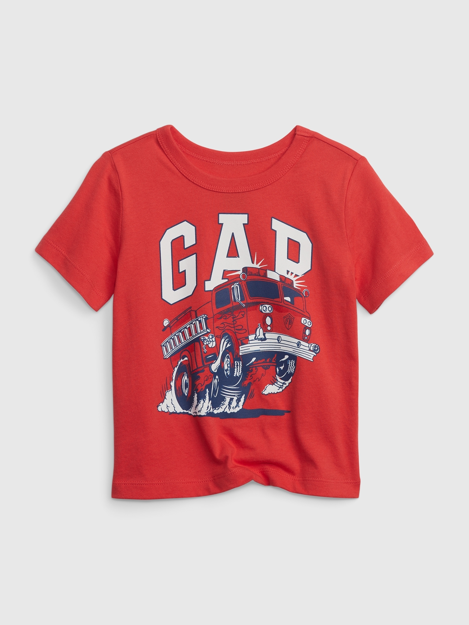 Gap Toddler 100% Organic Cotton Mix and Match Graphic T-Shirt red. 1