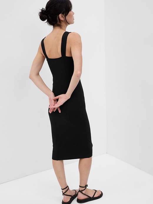 Sexy Tube Top Slit Bodycon Midi Dress For Women 1/6 Inches Fits 12