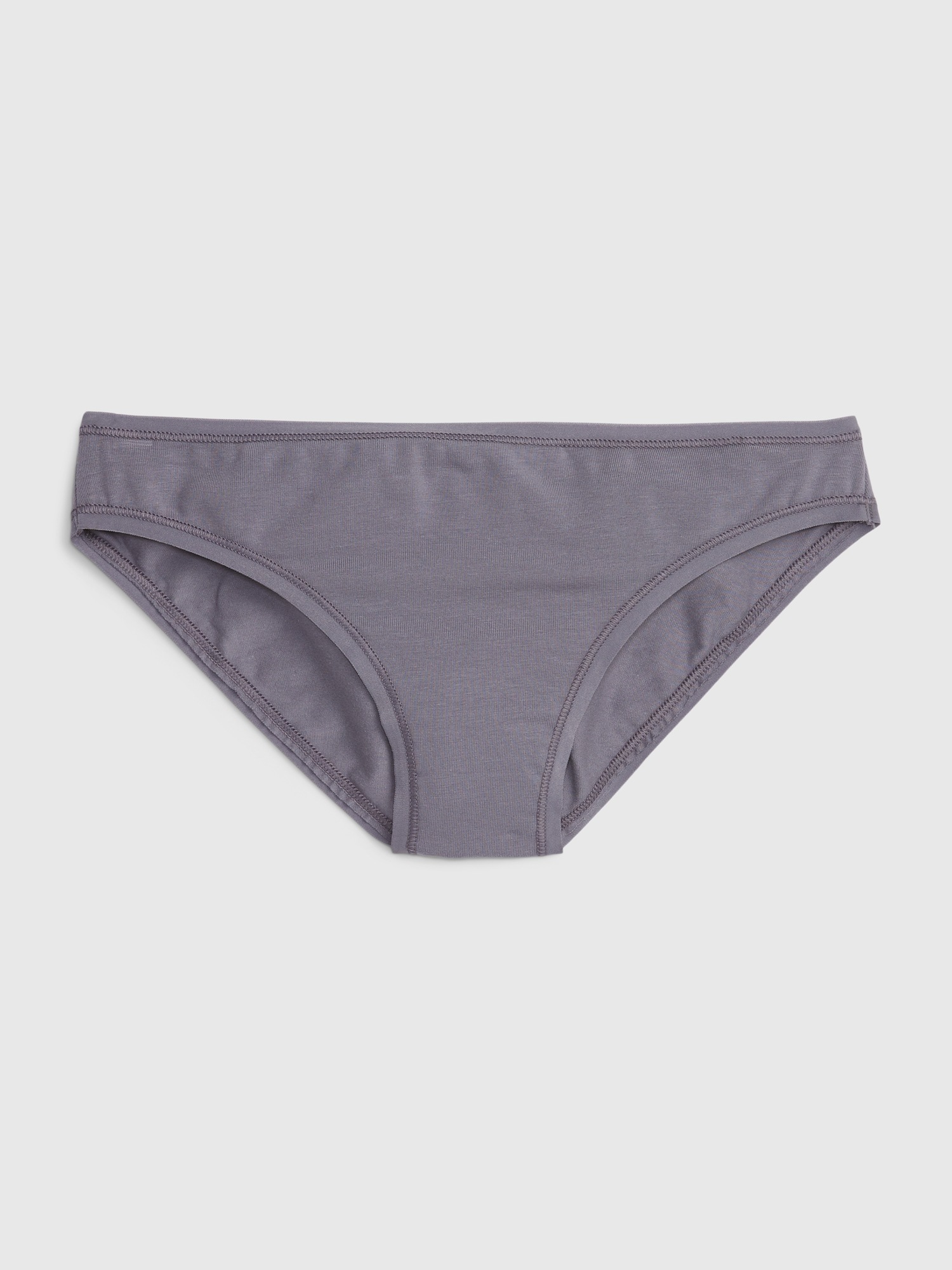 Gap Organic Stretch Cotton Bikini gray. 1