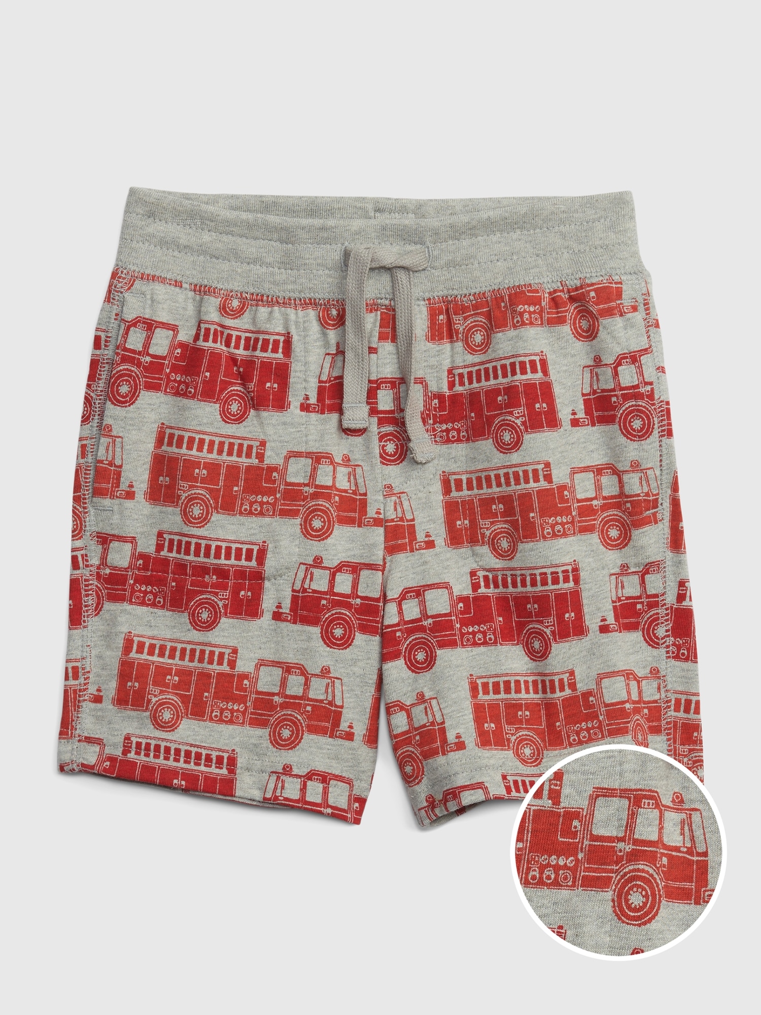 Gap Toddler Organic Cotton Mix and Match Shorts red. 1