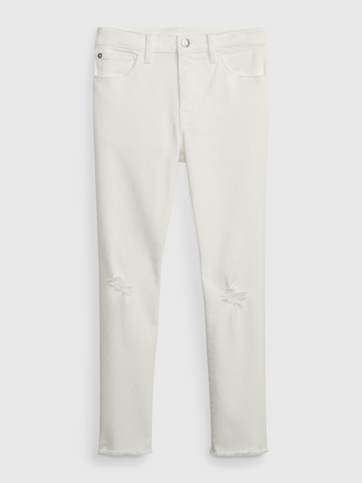 The gap white sales jeans