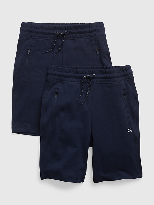 Image number 1 showing, GapFit Kids Fit Tech Shorts (2-Pack)