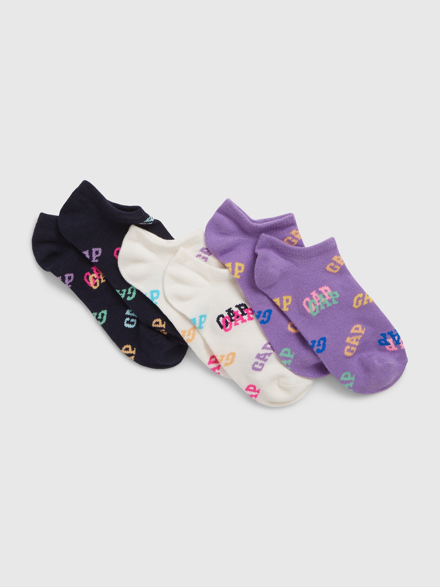 Gap Kids No-Show Socks (3-Pack) multi. 1