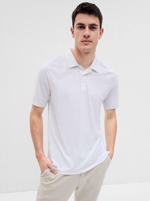 View large product image 1 of 1. GapFit Active Polo