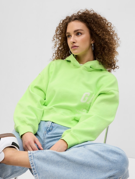 View large product image 1 of 2. Vintage Soft Gap Logo Hoodie