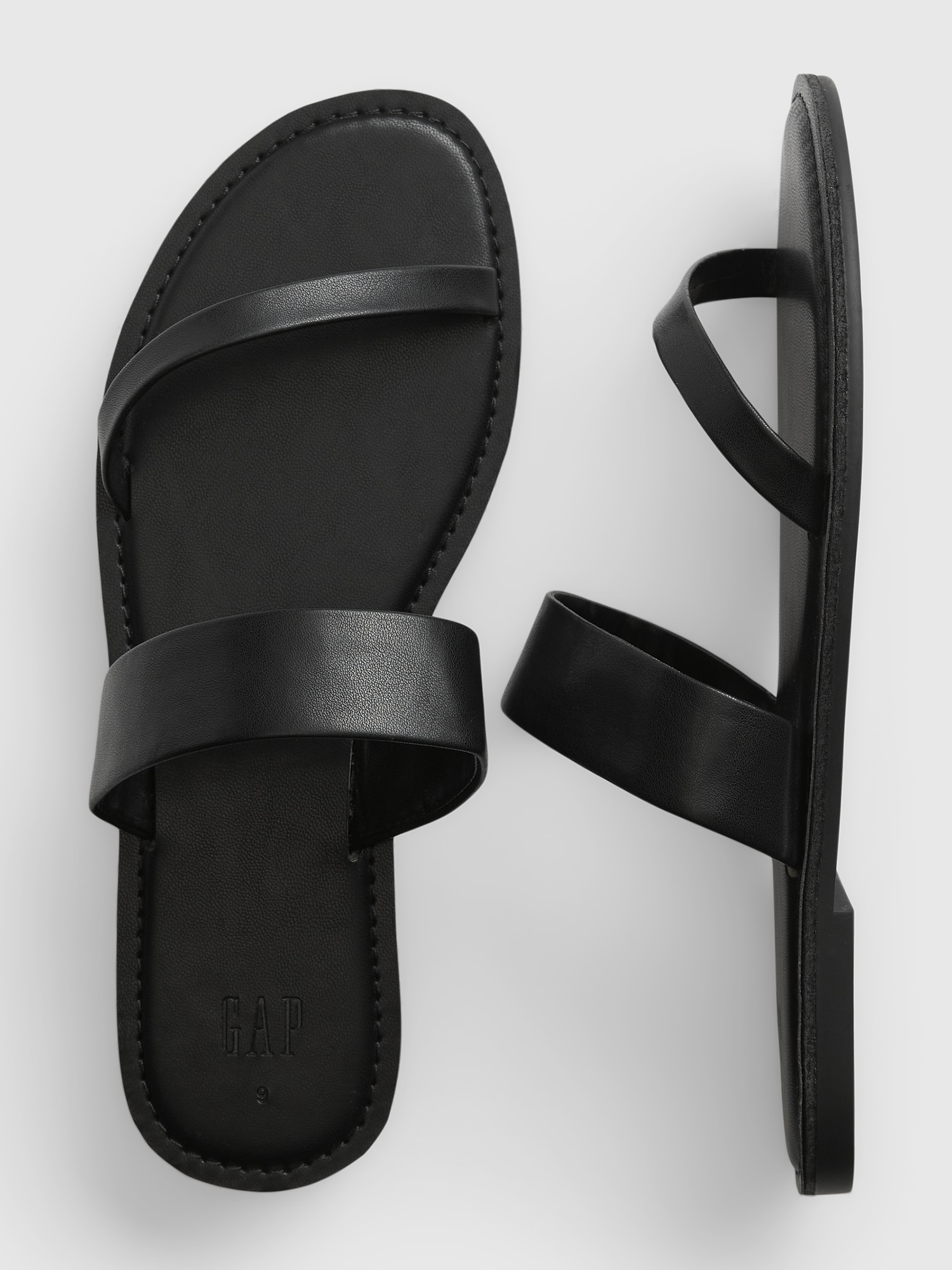 Plastic two strap on sale sandals