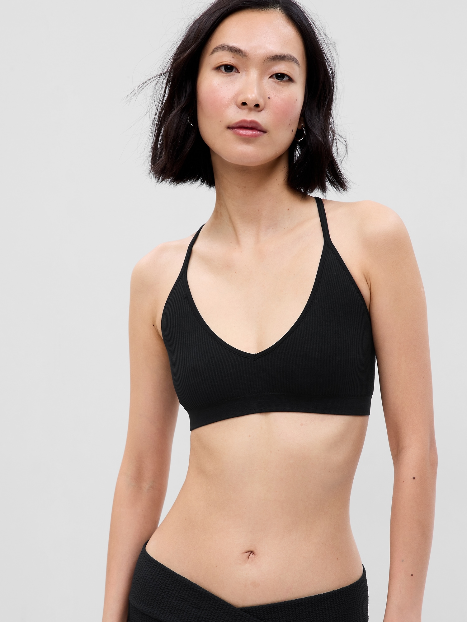 Cotton On Seamless Triangle Bralette in Brown