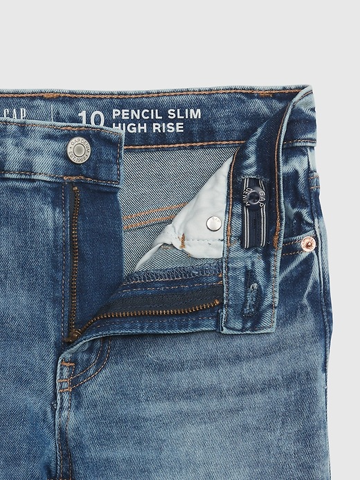 Image number 3 showing, Kids High Rise Vintage Slim Jeans