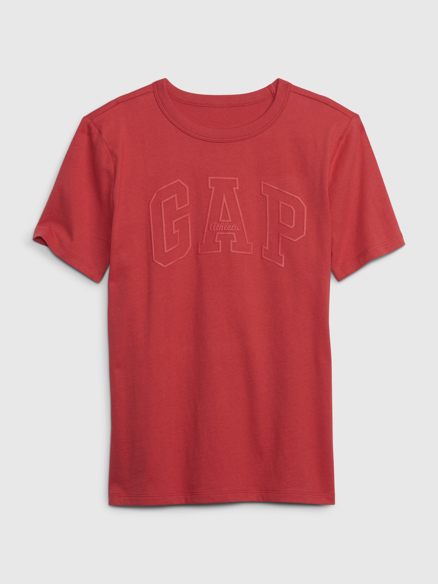 Gap Kids 100% Organic Cotton Gap Logo T-Shirt red. 1