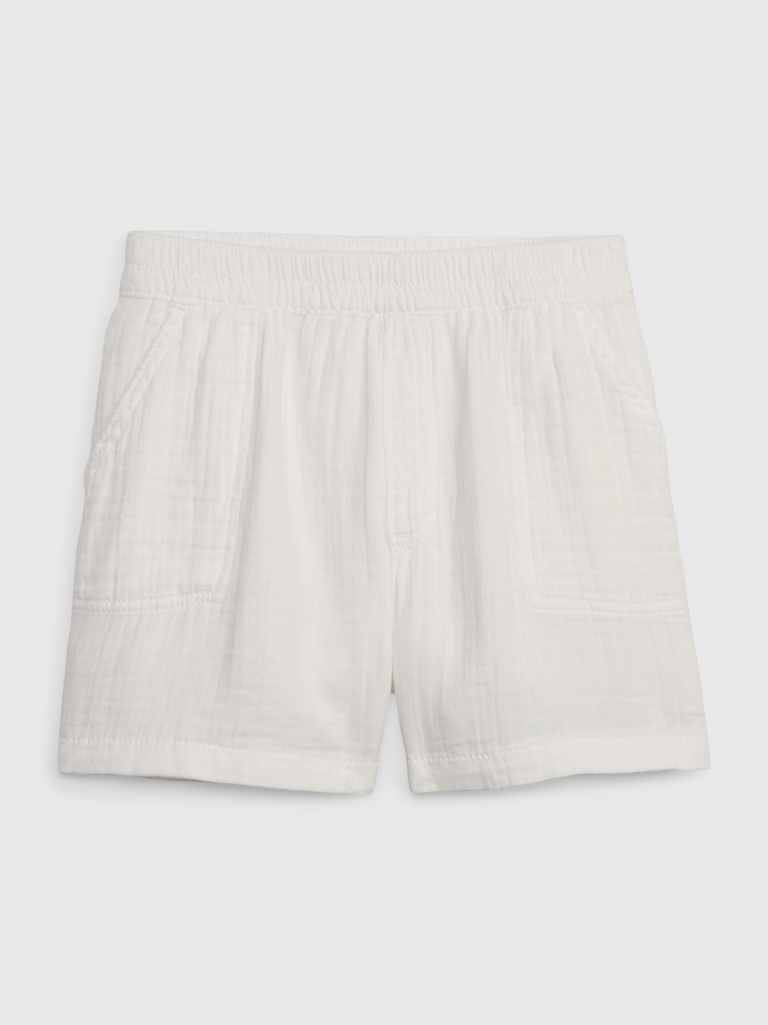 Kids Crinkle Gauze Pull-On Shorts | Gap