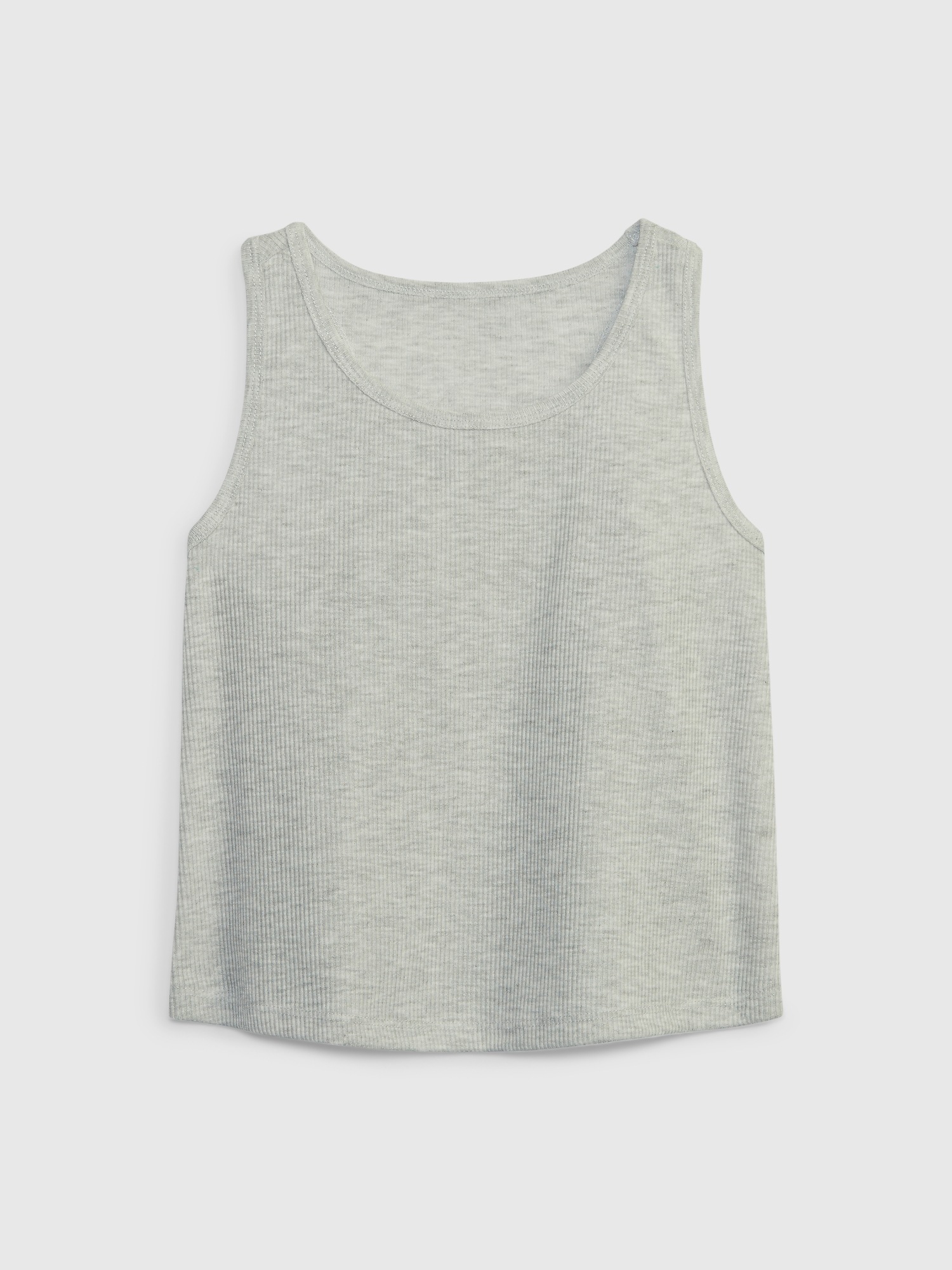 Gap Kids Rib PJ Tank Top gray. 1