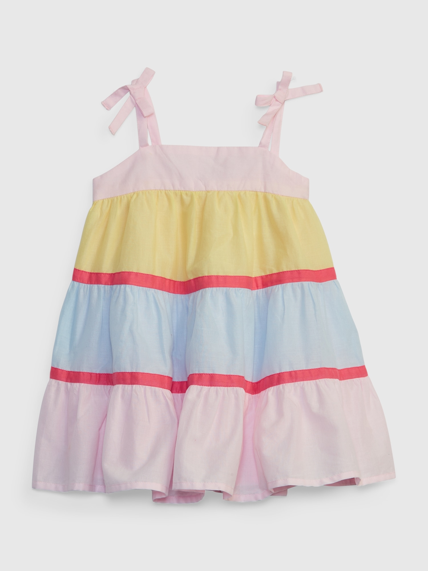Gap Baby Colorblock Tiered Dress multi. 1