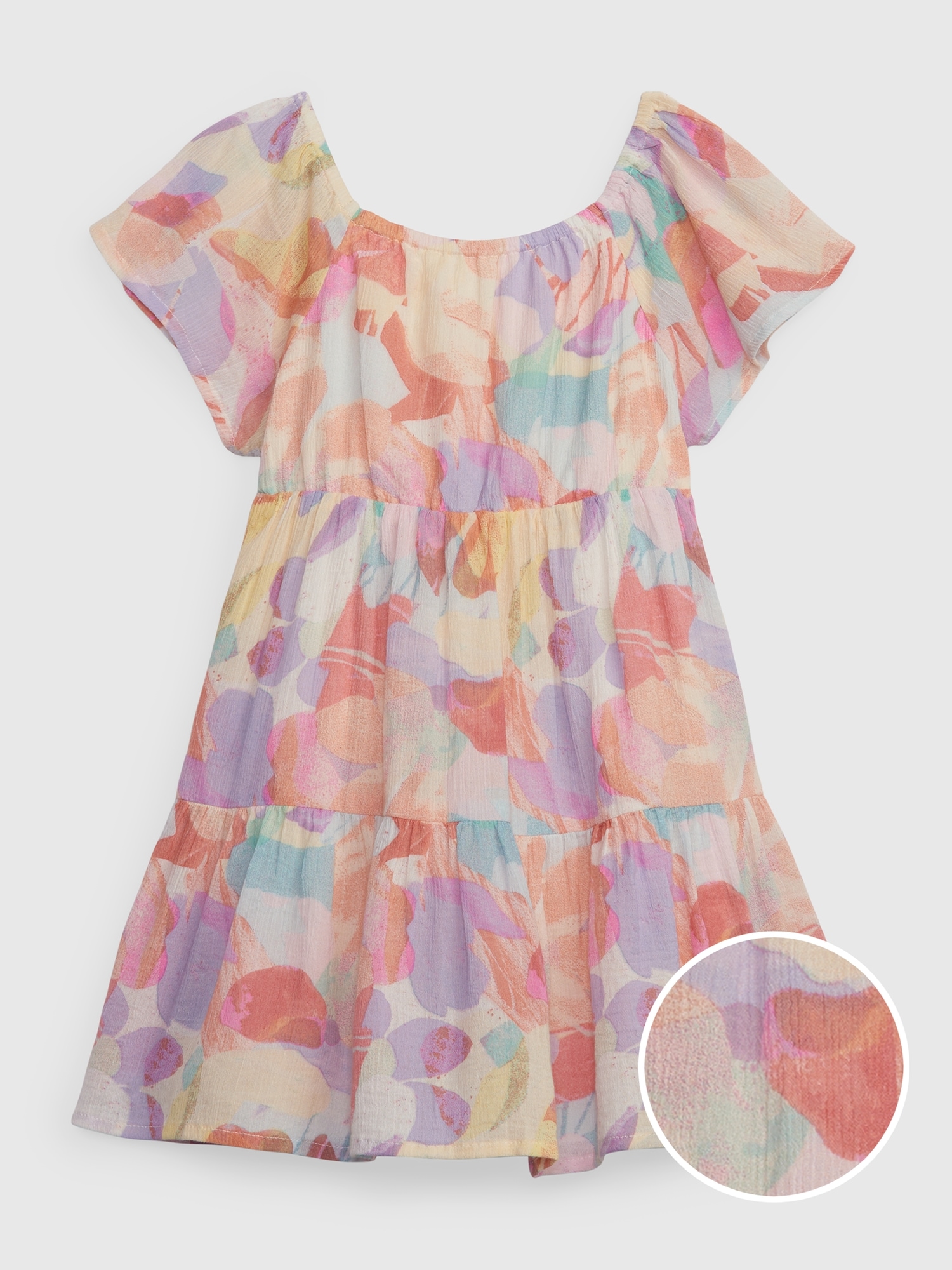 Gap Toddler Floral Tiered Dress multi. 1