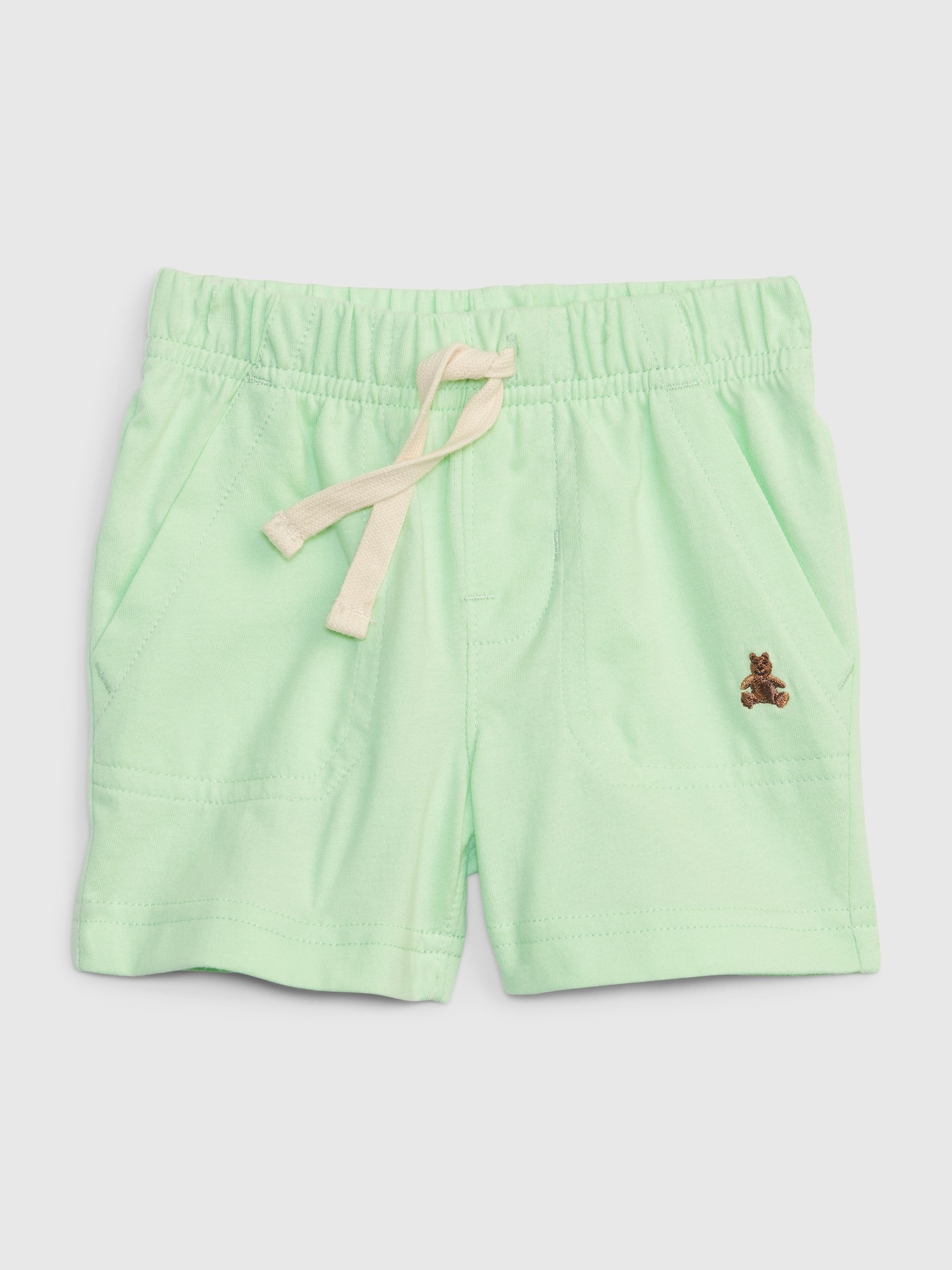 Gap Baby Organic Cotton Mix and Match Pull-On Shorts green. 1