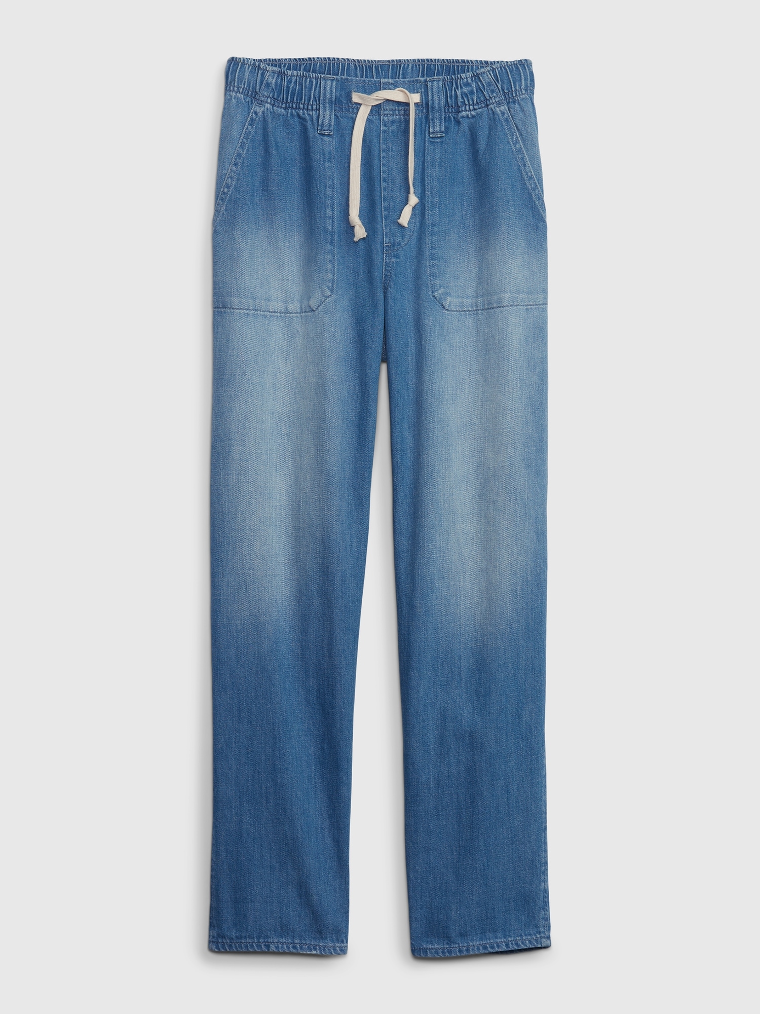 INC Denim Pull-On Elastic Waist Mid Rise Stretch Blue Jeans Women's Size 6