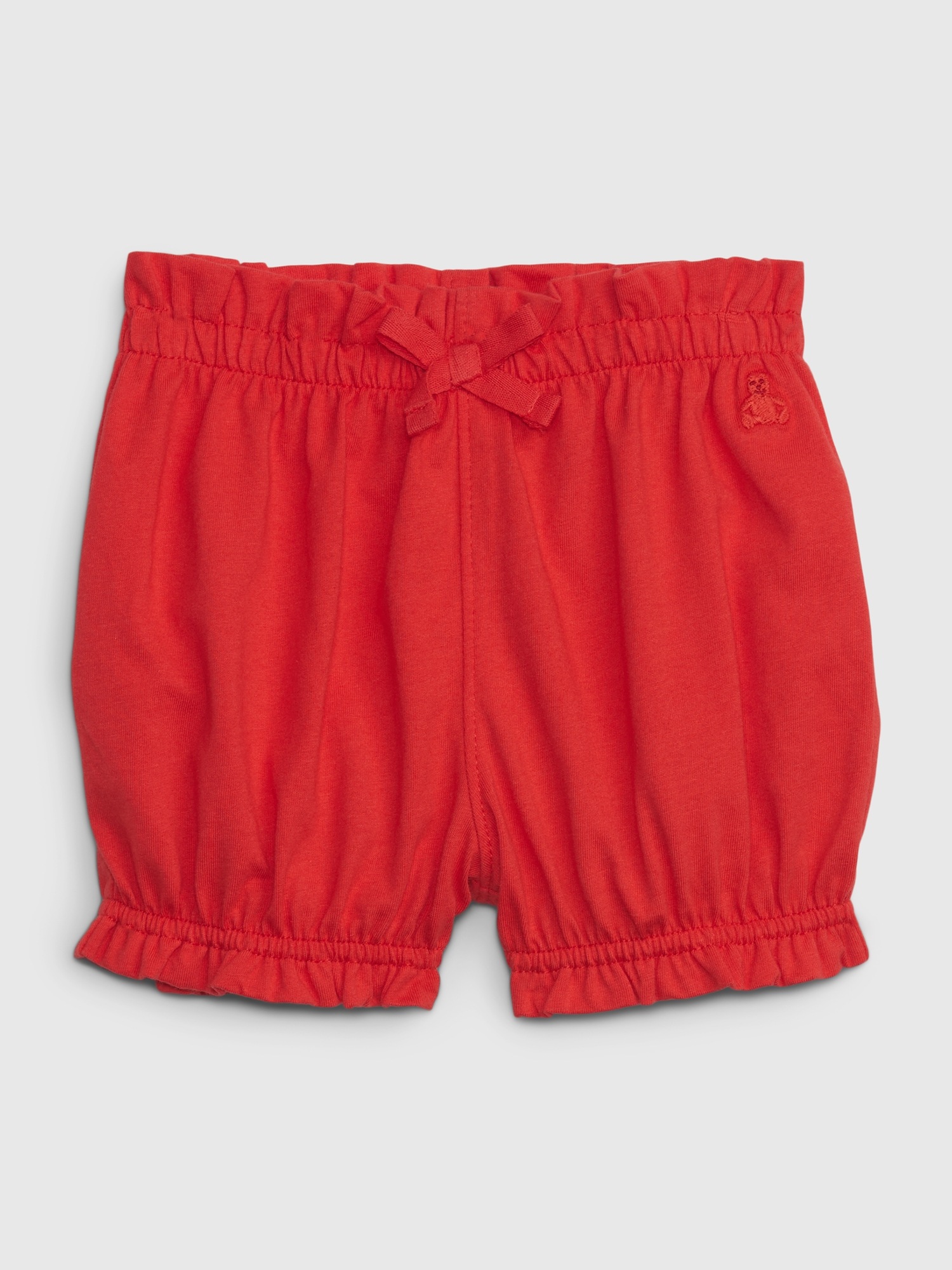 Gap Baby Organic Cotton Mix and Match Pull-On Shorts red. 1