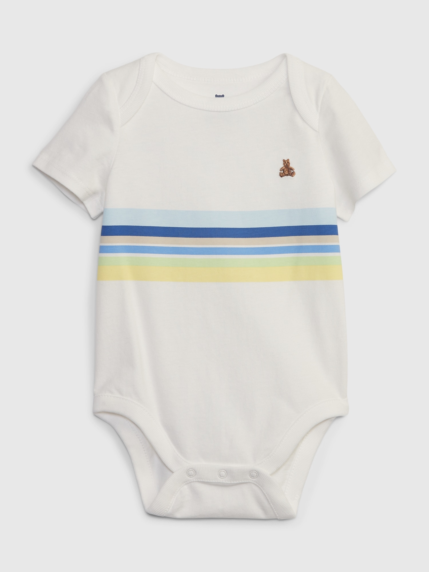 Gap Baby Organic Cotton Mix and Match Graphic Bodysuit white. 1