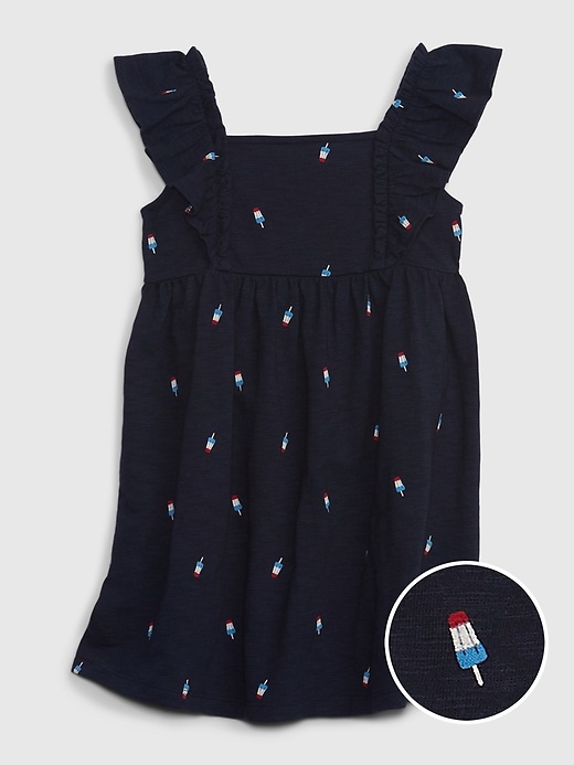 Image number 1 showing, Toddler Flutter Sleeve Dress