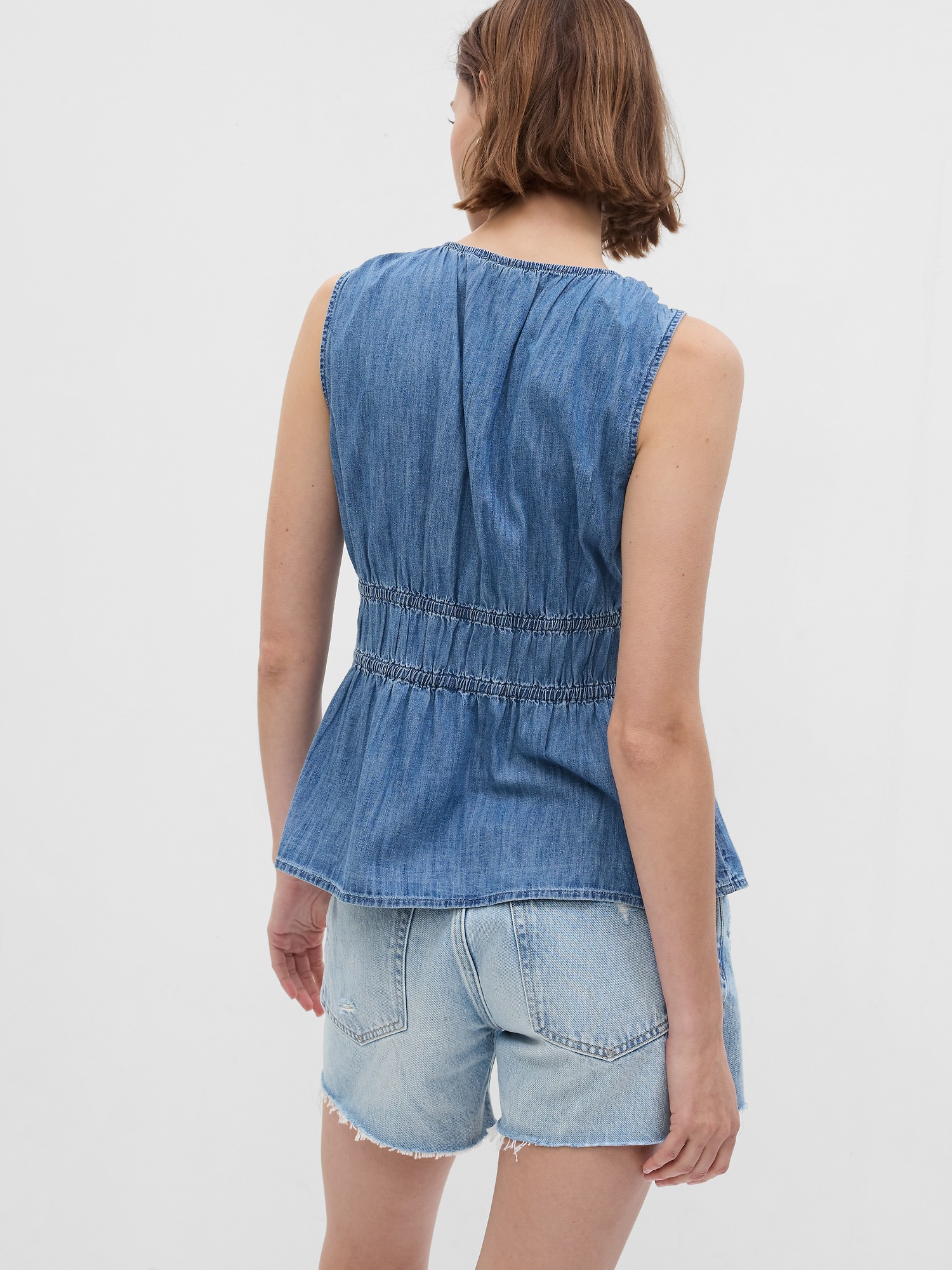 Organic denim top