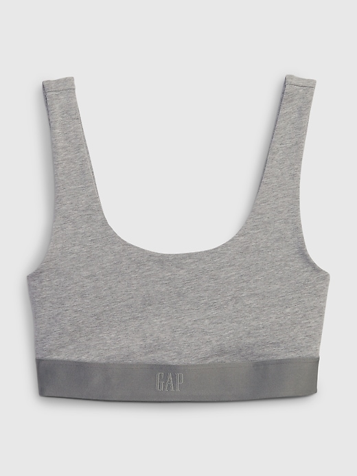 Image number 3 showing, Organic Stretch Cotton Gap Logo Bralette