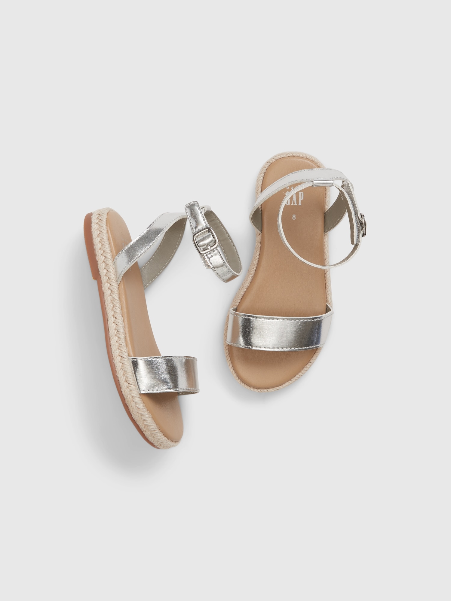 Gap Toddler Strappy Sandals gray. 1