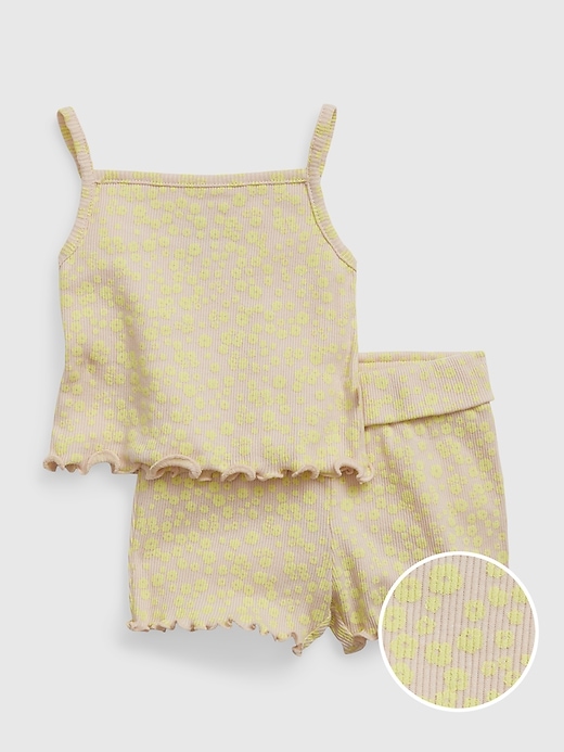 Baby 100% Organic Cotton Mix and Match Rib Outfit Set