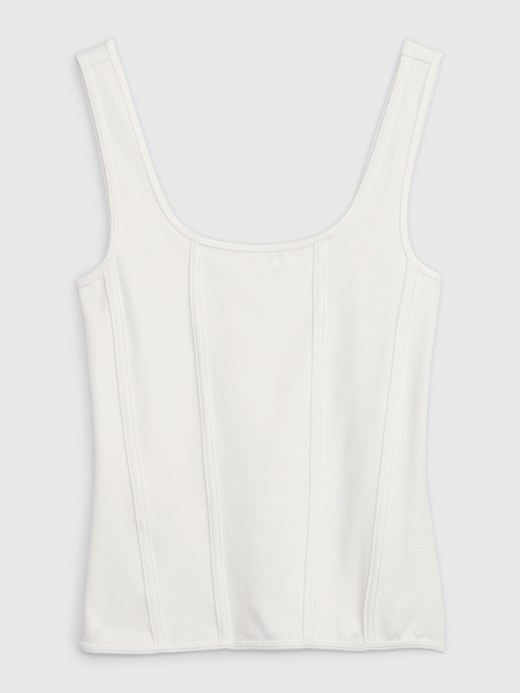 Image number 6 showing, Modern Cropped Corset Tank Top