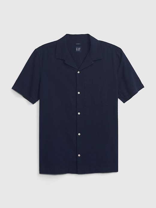 Seersucker Vacay Shirt | Gap