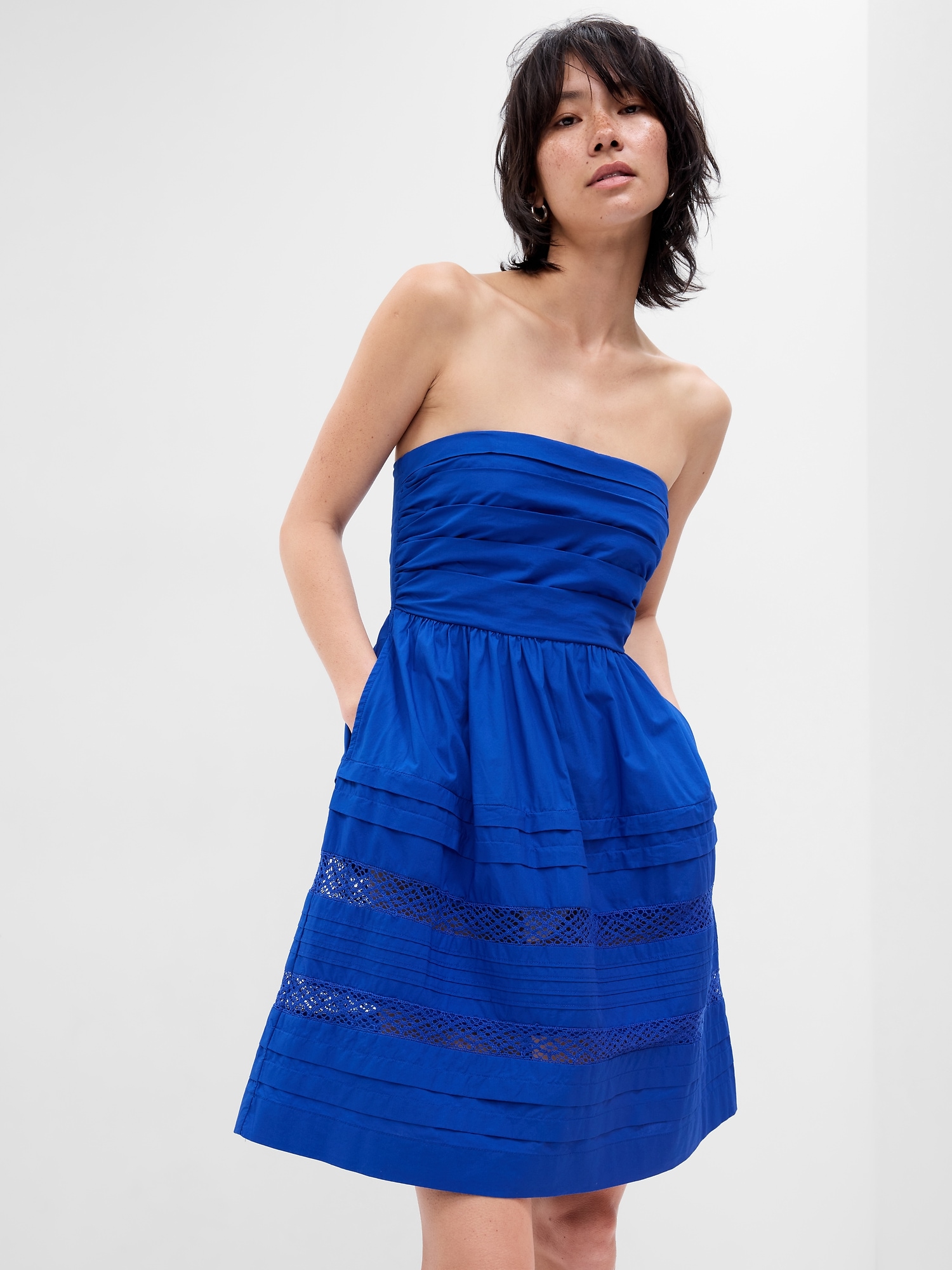 Gap hot sale strapless dress