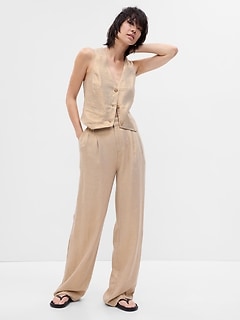 Gap Linen WideLeg Pants  22 Versatile Pants So Comfy Youll Never Want  to Take Them Off  POPSUGAR Fashion Photo 10