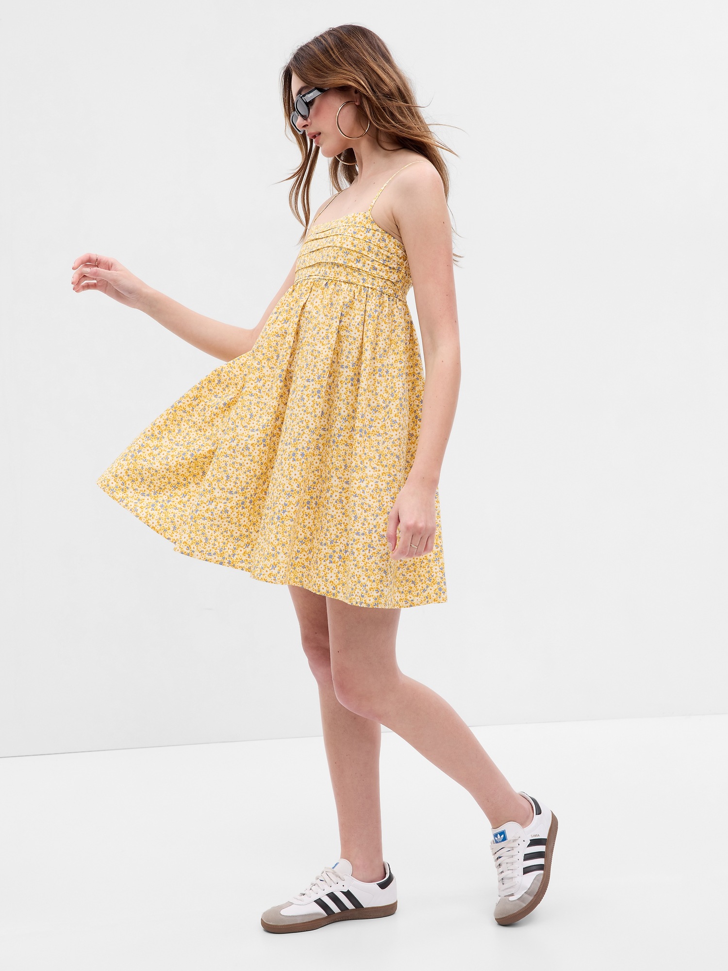 Gap Babydoll Mini Dress yellow. 1