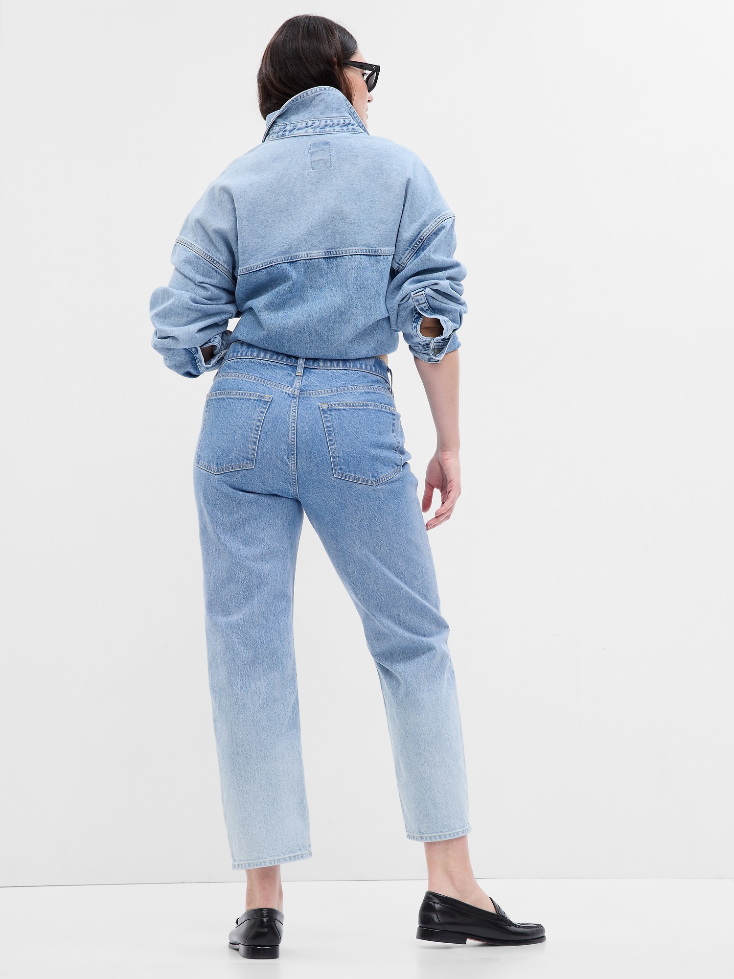 High Rise Cheeky Straight Jeans with Washwell  Straight jeans, Gap jeans  women, Vintage denim