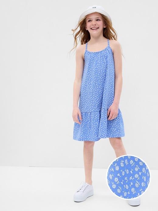 Image number 7 showing, Kids Criss-Cross Tiered Dress