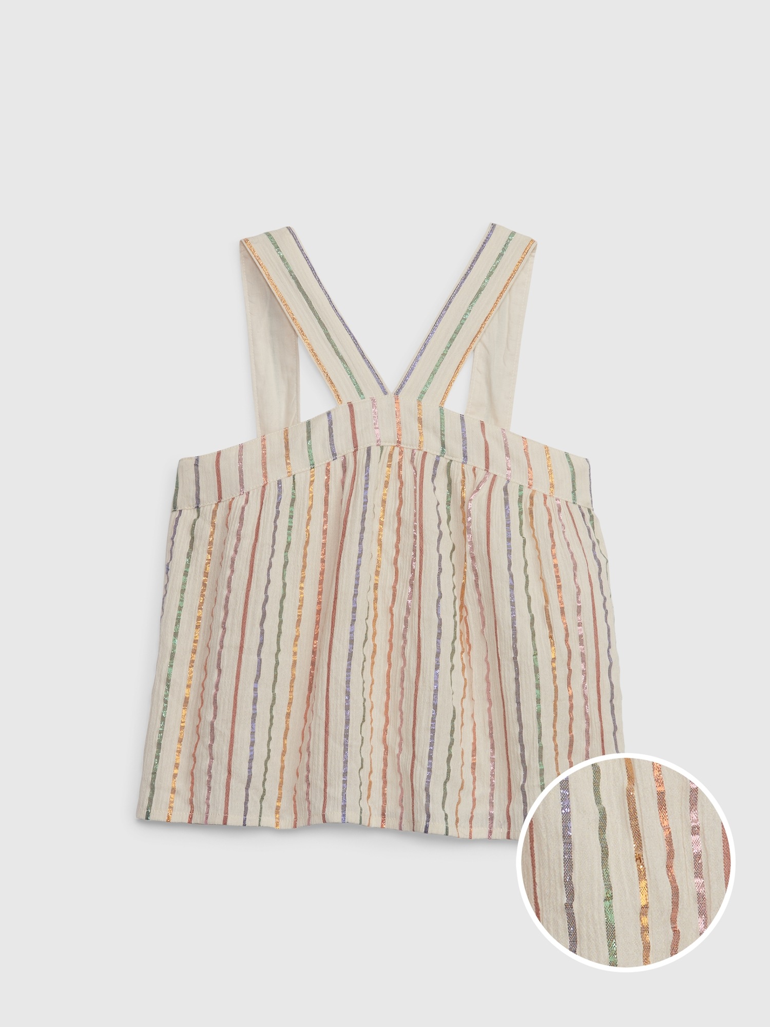 Gap Kids Textured Halter Top multi. 1