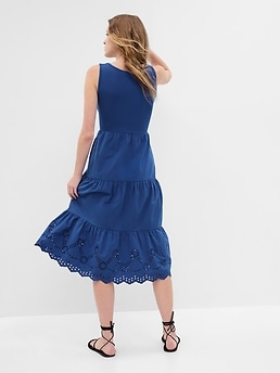 Lucky Brand 100% Cotton Midi Dresses for Women