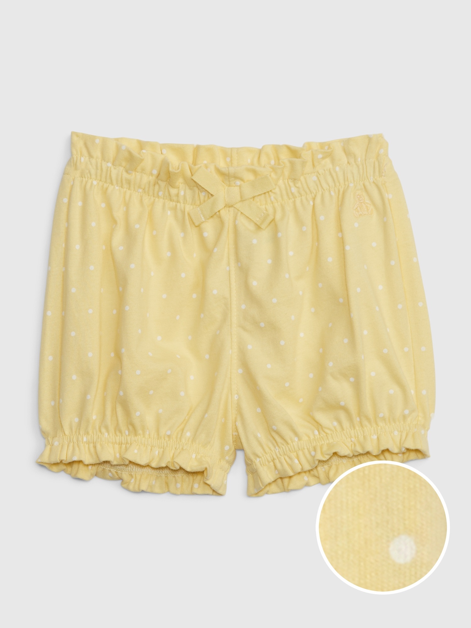 Gap Baby Organic Cotton Mix and Match Pull-On Shorts yellow. 1